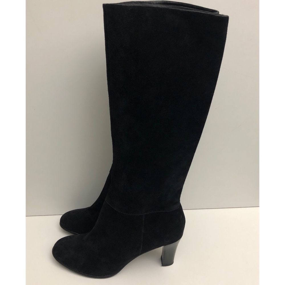 Robert Clergerie Sued Leather High Boots Black